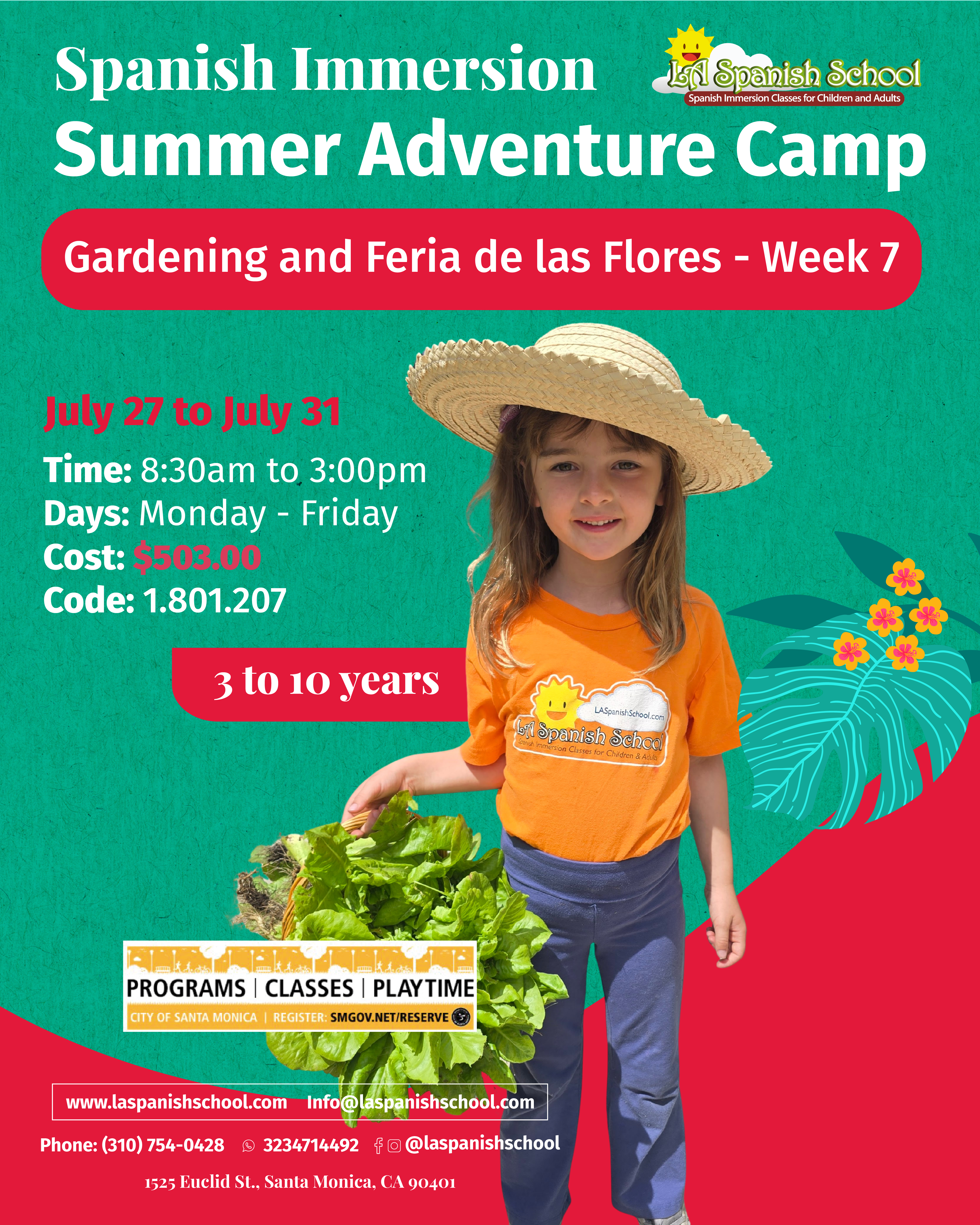 GARDENING AND FERIA DE FLORES SUMMER SESSION 2026-01
